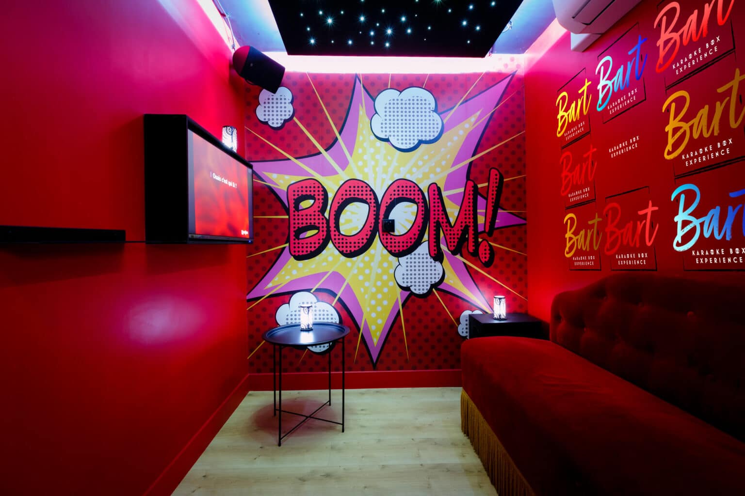 Réservation Sélectionnez votre salle Bart Karaoke Box Experience
